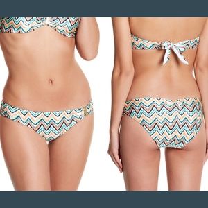 NWT A‎ Che' Winslet Print Hipster Bikini Bottom [SZ Small ]
